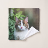 Lulu Die Ragdoll Katze, Badetücher Set (Waschlappen)