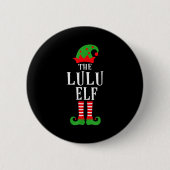 Lulu Elf Family Matching Group Christmas Gift Funn Button (Vorderseite)