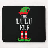 Lulu Elf Family Matching Group Christmas Gift Funn Mousepad (Vorne)