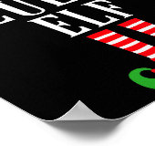 Lulu Elf Family Matching Group Christmas Gift Funn Poster (Ecke)