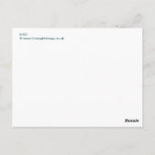 Lulu in Hollywood Postkarte (Rückseite)