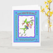 Lulu Karte (Gelbe Blume)