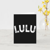 Lulu  karte (Gelbe Blume)