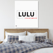 LULU LEINWANDDRUCK (Insitu (Schlafzimmer))