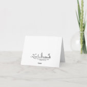 Lulu Notes / Bathtub 5.6 x 4 note card (Rückseite)