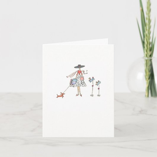 Lulu Notes / Shopper 4 x 5,6 note card (Vorderseite)