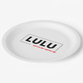 LULU PAPPTELLER (Schrägansicht)