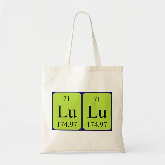LuLu Periodenname Tote Tasche (Vorne)