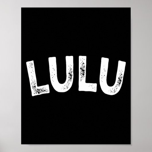 Lulu  poster (Vorne)