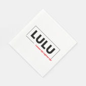 LULU SERVIETTE (Ecke)