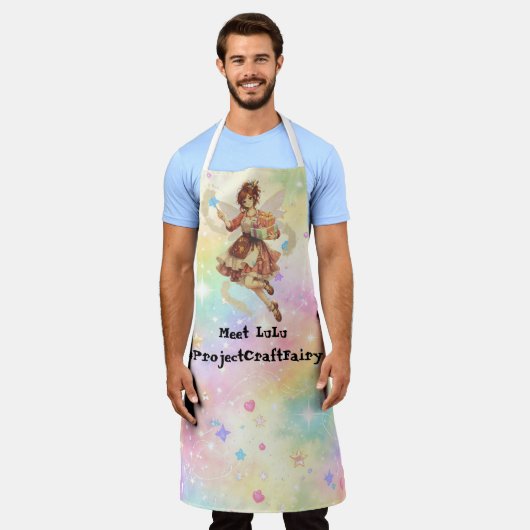 LuLu the #ProjectCraftFairy -All-Over Print Apron Schürze (Getragen)