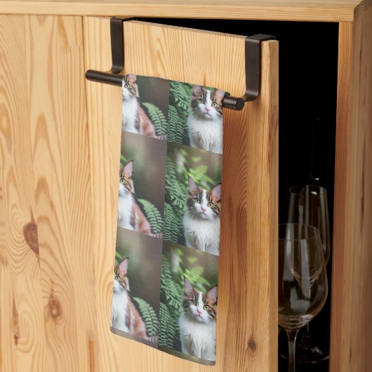 Lulu The Ragdoll Cat, Dickhandtuch Geschirrtuch (Drittel gefaltet)