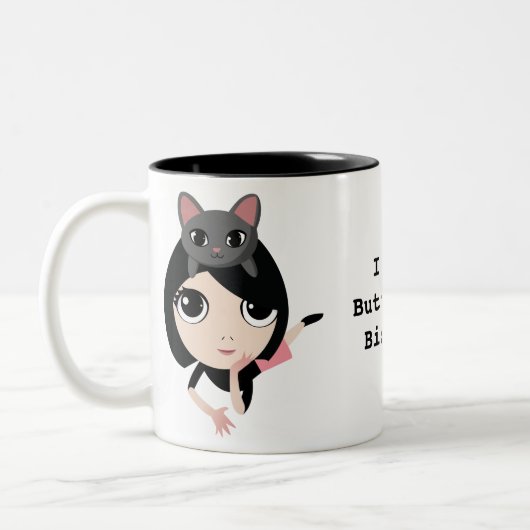 Lulu und Nudel Zweifarbige Tasse (Links)