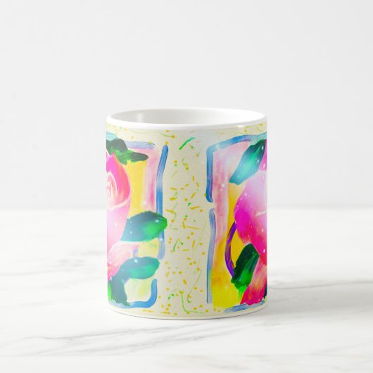 "Lulumama" Stern strahlt Rose, Kaffeetasse (Mittel)