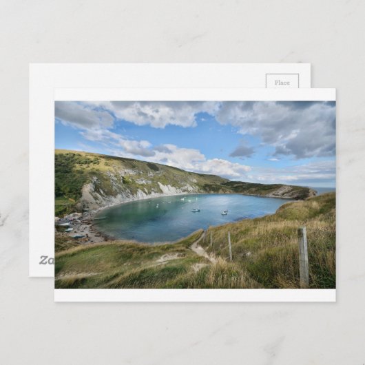 Lulworth Cove Postkarte (Vorne/Hinten)