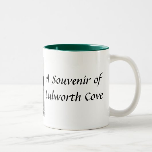 Lulworth Cove Souvenir Tasse (Rechts)