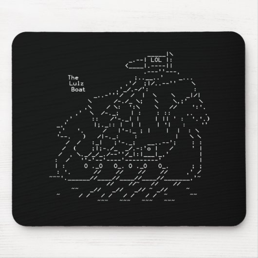 Lulzboat Lulz Sicherheit Mousepad (Vorne)
