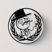 LulzSec anonymes Logo Button (Vorderseite)
