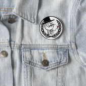 LulzSec anonymes Logo Button (Beispiel)