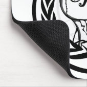 LulzSec anonymes Logo Mousepad (Ecke)