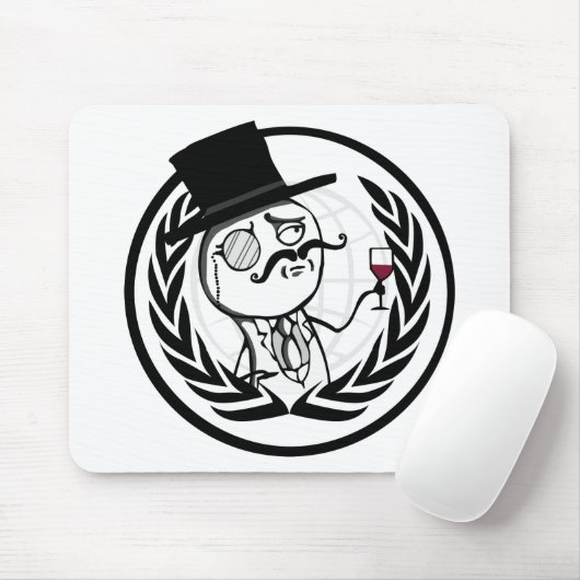 LulzSec anonymes Logo Mousepad (Mit Mouse)