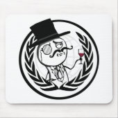 LulzSec anonymes Logo Mousepad (Vorne)