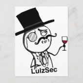 LulzSec Postkarte (Vorderseite)