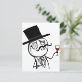 LulzSec Postkarte (Stehend Vorderseite)