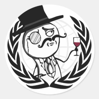 Lulzsec Reborn Runder Aufkleber