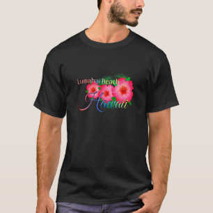 Lumahai Beach Hawaii Tropical Blume Family Vacat T-Shirt