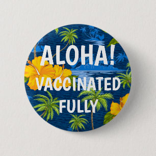 Lumahai Beach Hidden Hawaii Aloha geimpft Button