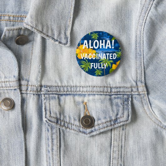 Lumahai Beach Hidden Hawaii Aloha Impfstoff Button (Beispiel)