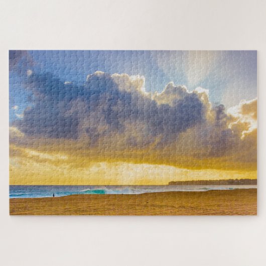 Lumahai Beach, Kauai, Hawaii Large Jigsaw Puzzle (Horizontal)