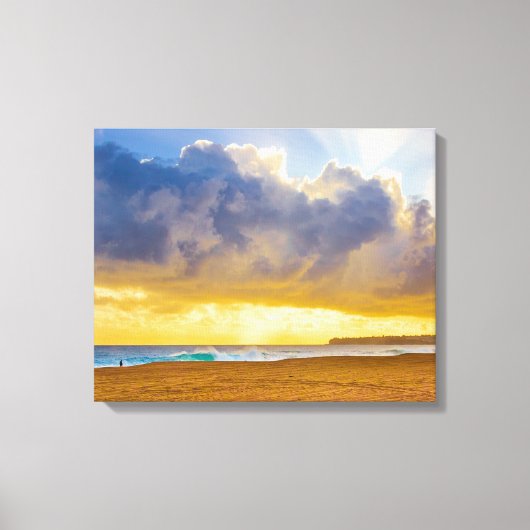 Lumahai Beach, Kauai, Hawaii Leinwanddruck (Vorderseite)