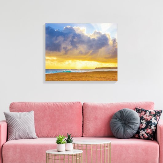 Lumahai Beach, Kauai, Hawaii Leinwanddruck (Insitu (Wohnzimmer))