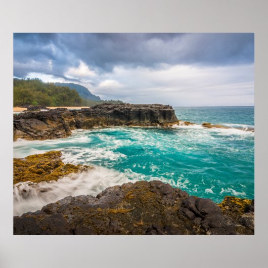 Lumaha'i Beach, Kauai, Hawaii Poster (Vorne)