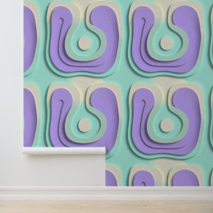 LumaLayers Pastell Abstrakt Peel und Stick Tapete