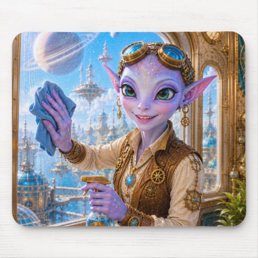 Lumas funkelnde Fenster-Mauspad Mousepad (Vorne)
