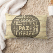 Lumbalkissen aus Beachcomber, Ruhe in mehreren Spr Lendenkissen (Decke)