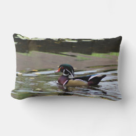 Lumbalkissen mit einer Holzente Lendenkissen