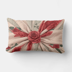Lumbalkissen mit Rose Lendenkissen