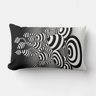 Lumbar Kissen Magic Mushrooms optischer Design.