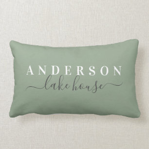 Lumbar Kissen mit Nachname