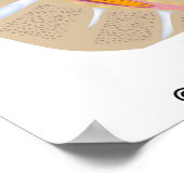 Lumbar Spinale Stenosis, medizinisches zeichn. Poster (Ecke)