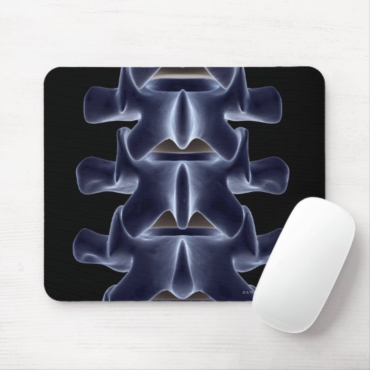 Lumbar Vertebra 2 Mousepad (Mit Mouse)