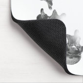 Lumbar Vertebra Sternexplosion Muster Chiropraktik Mousepad (Ecke)