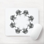 Lumbar Vertebra Sternexplosion Muster Chiropraktik Mousepad (Mit Mouse)