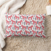 Lumber Cushion - Swedish Dala Horse Design Lendenkissen (Decke)