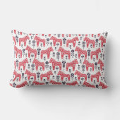 Lumber Cushion - Swedish Dala Horse Design Lendenkissen (Vorderseite)