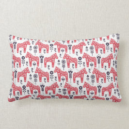 Lumber Cushion - Swedish Dala Horse Design Lendenkissen